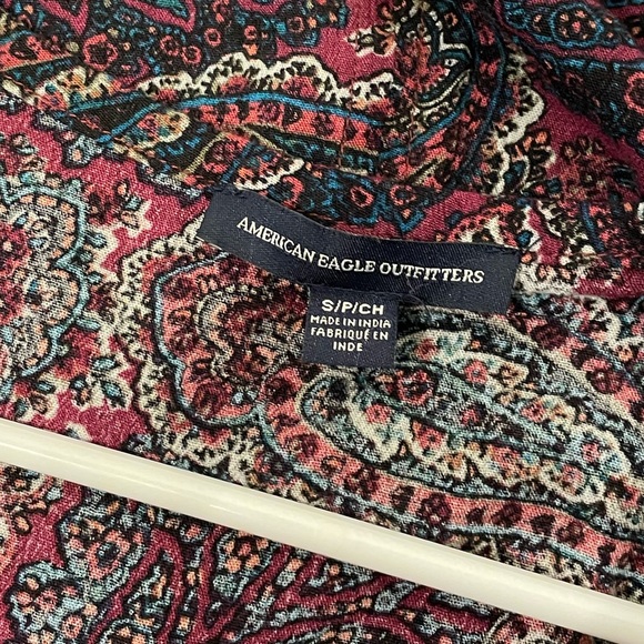 American Eagle Outfitters Keyhole Boho Dress - Picture 4 of 5